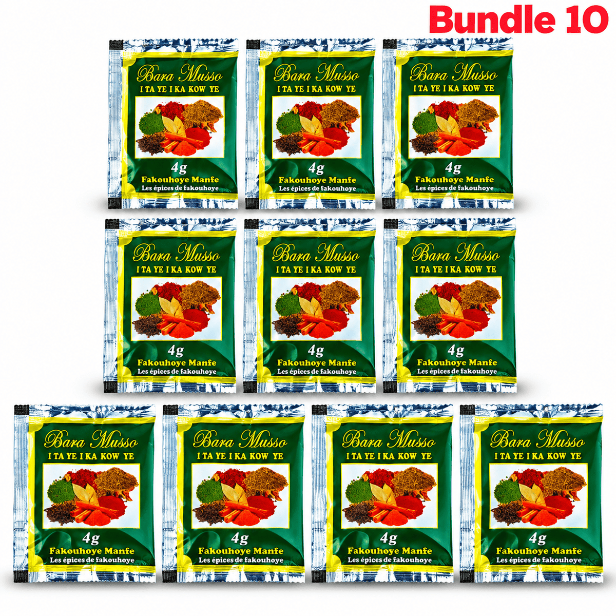 Fakouhoye Nanfe / 1 pack of 10 sachets, Bara Musso Fakouhoye Nanfe, save 6%