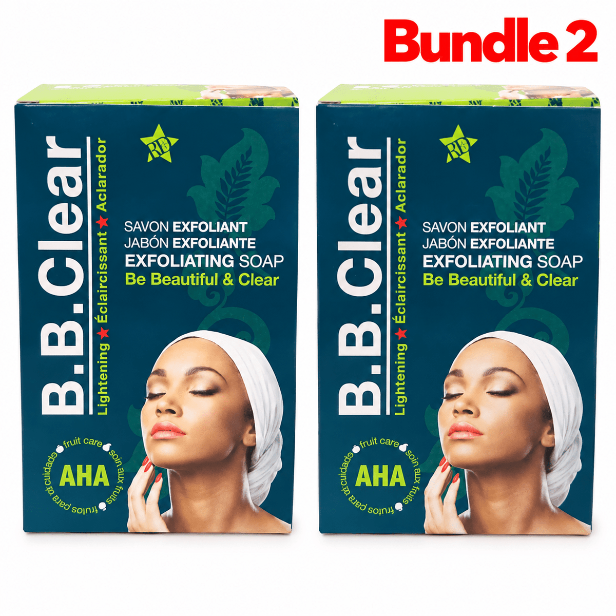 B.B. Clear Exfoliating Lightening Soap “Be Beautiful & Clear” – 190g - Yado African & Caribbean Market
