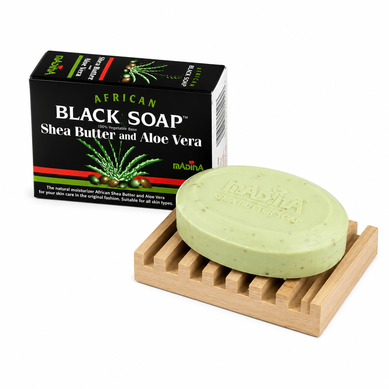 Black Soap Shea Butter and Aloe Vera | Madina Soap - Yado African & Caribbean Market