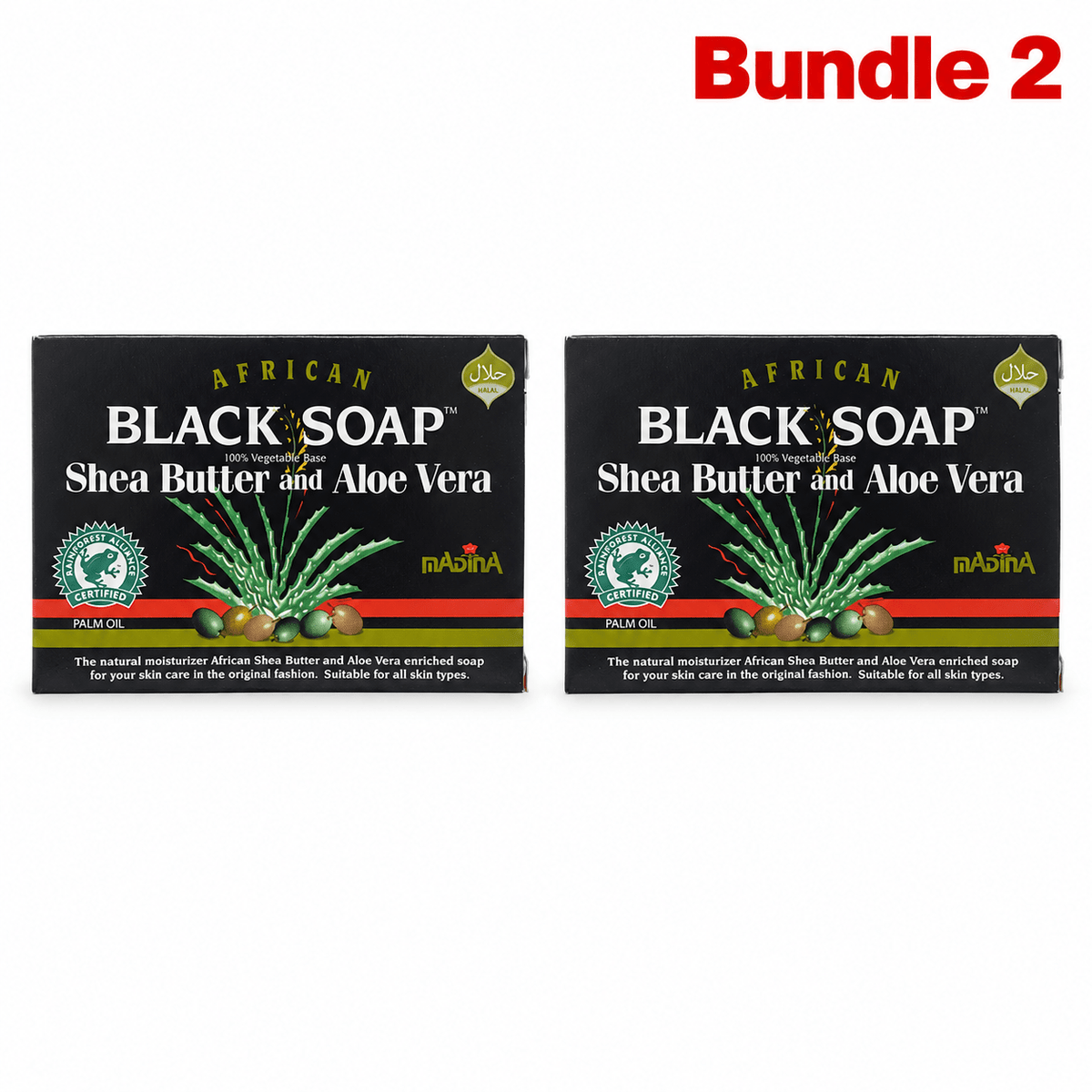 Black Soap Shea Butter and Aloe Vera | Madina Soap - Yado African & Caribbean Market