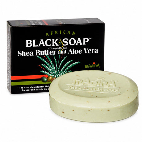 Black Soap Shea Butter and Aloe Vera | Madina Soap - Yado African & Caribbean Market