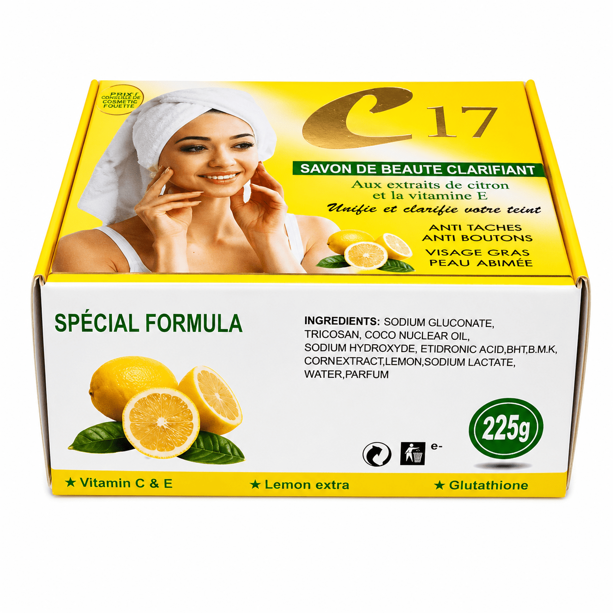 C17 Clarifying Beauty Soap | Lemon & Vitamin E Care - Yado African & Caribbean Market