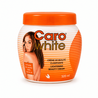 Caro White Lightening Beauty Cream - 500ml Jar, Radiant Skin Formula - Yado African & Caribbean Market