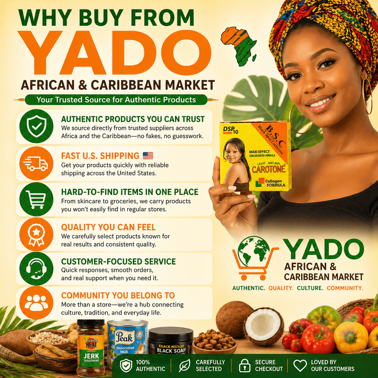 Carotone Black Spot corrector - 30ml Jar, Radiant Skin Formula - Yado African & Caribbean Market