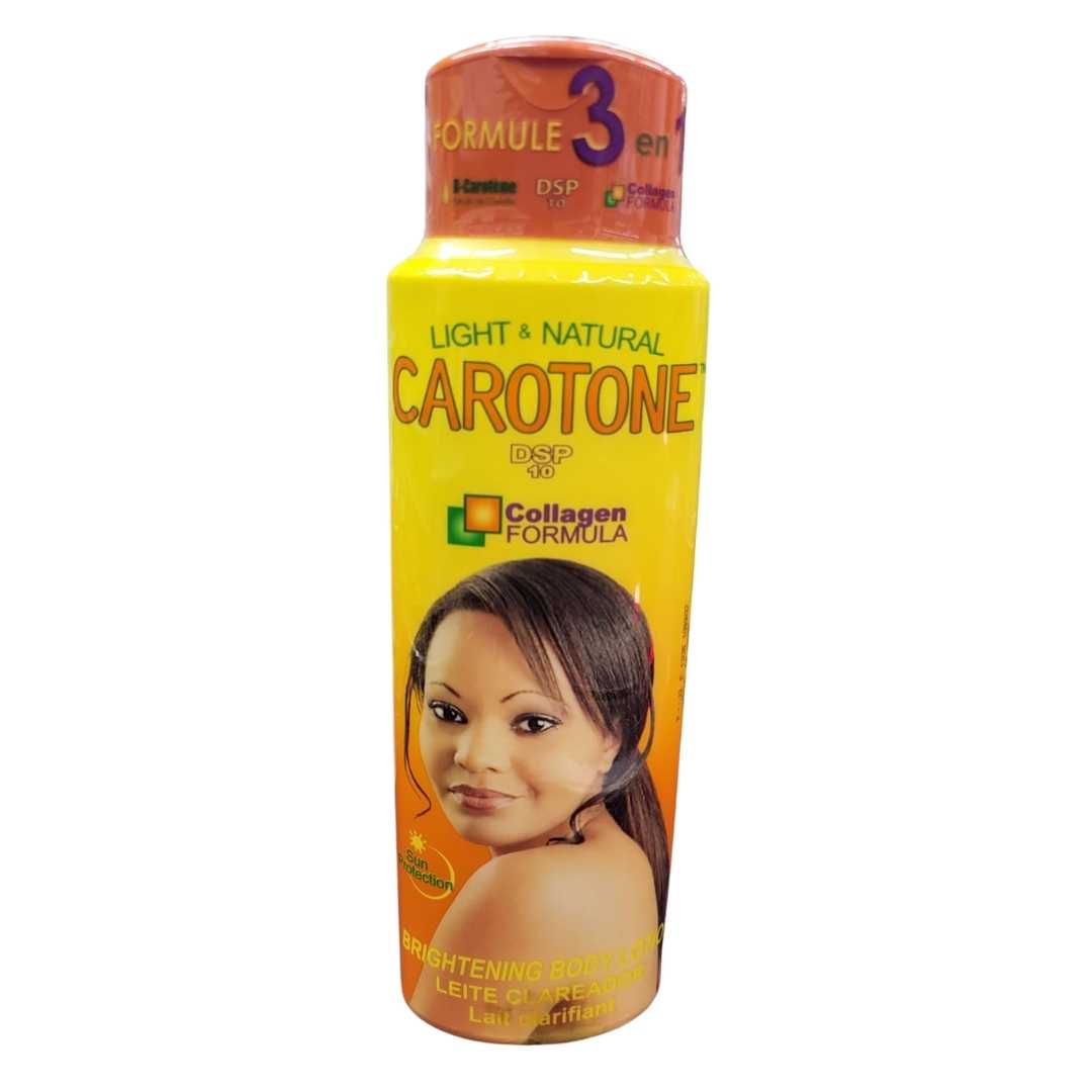 Carotone Light & Natural 3 in 1 Brightening Body Lotion 350 ml - Yado African & Caribbean Market