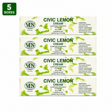 Civic Cream Lemon pack of 5 boxes