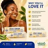 Civic Cream – Brightening & Moisturizing Cream for Radiant Skin - Yado African & Caribbean Market
