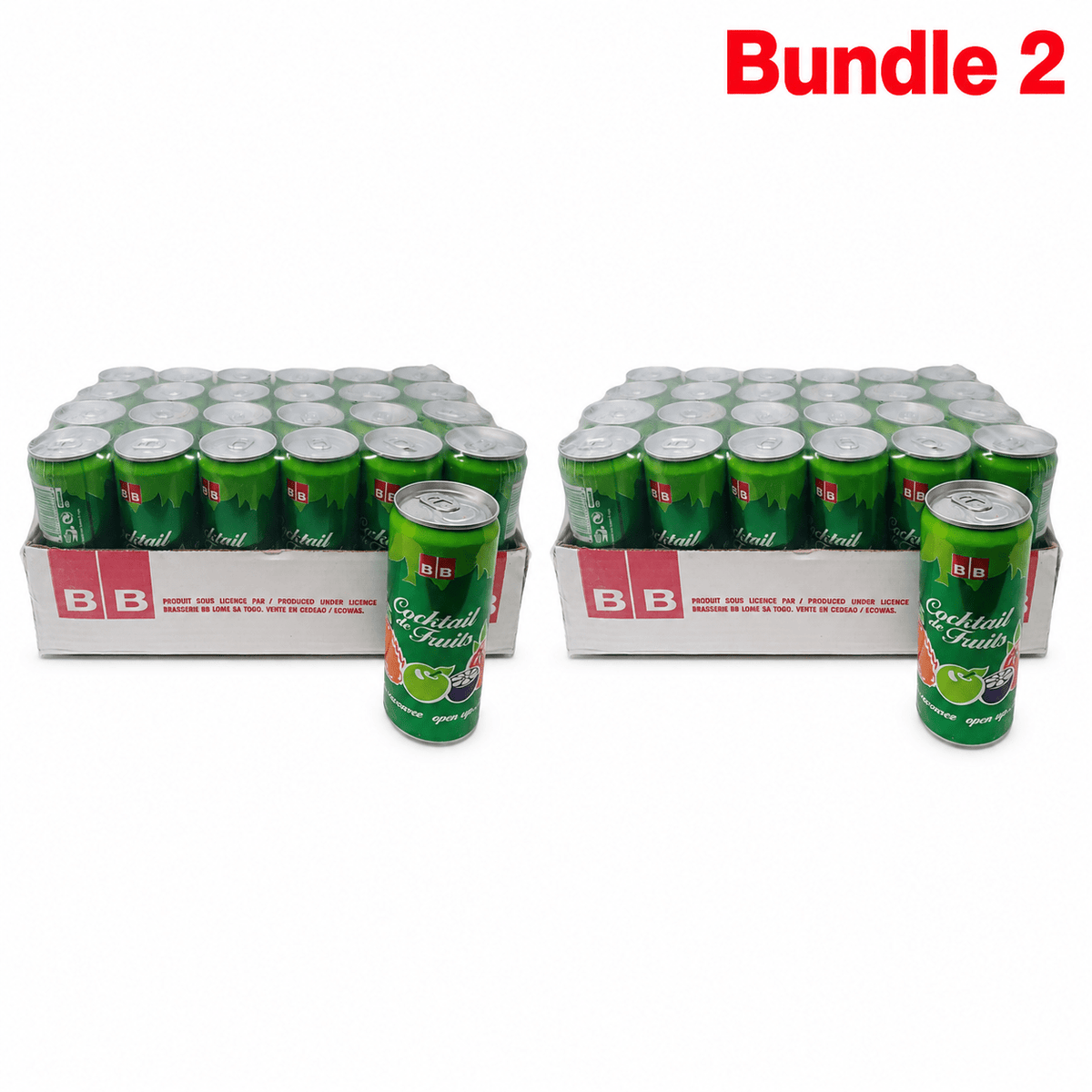 Cocktail de fruits 24-can case pack of 2 cases