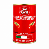 De Rica Tomato Paste, rich concentrated tomato paste that adds deep tomato flavor and color to soups, stews, sauces, rice dishes, and everyday cooking.
