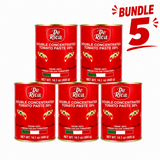 De Rica Tomato Paste 400 g pack of 5 tins