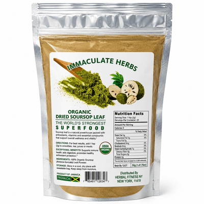 Dried Soursop Leaf | Organic Herbal Tea Leaves - Yado African & Caribbean Market