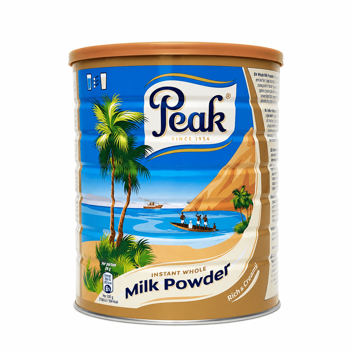 Dry Whole Milk Powder | Peak Instant Full-Cream Milk - Yado African & Caribbean Market