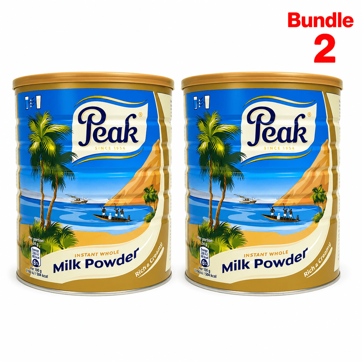 Dry Whole Milk Powder | Peak Instant Full-Cream Milk - Yado African & Caribbean Market