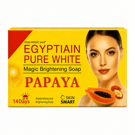 Egyptian Pure White Papaya Face & Body Bar Soap 250g - Yado African & Caribbean Market