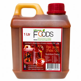 Epo Pupa – Authentic Nigerian Red Palm Oil, 1 Liter