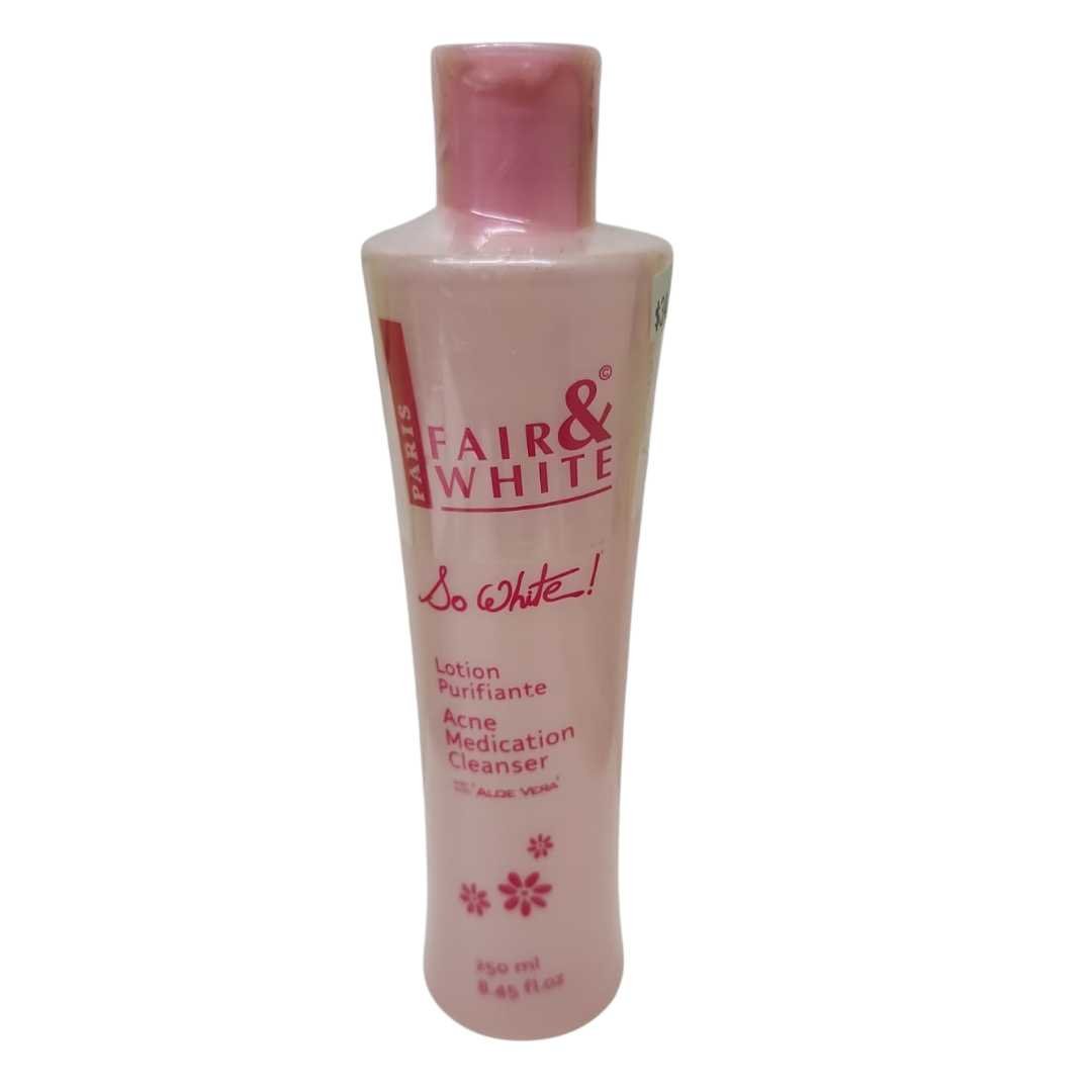 Fair & White So White! Lotion Purifiante Acne Medication Cleanser (250 ml). - Yado African & Caribbean Market