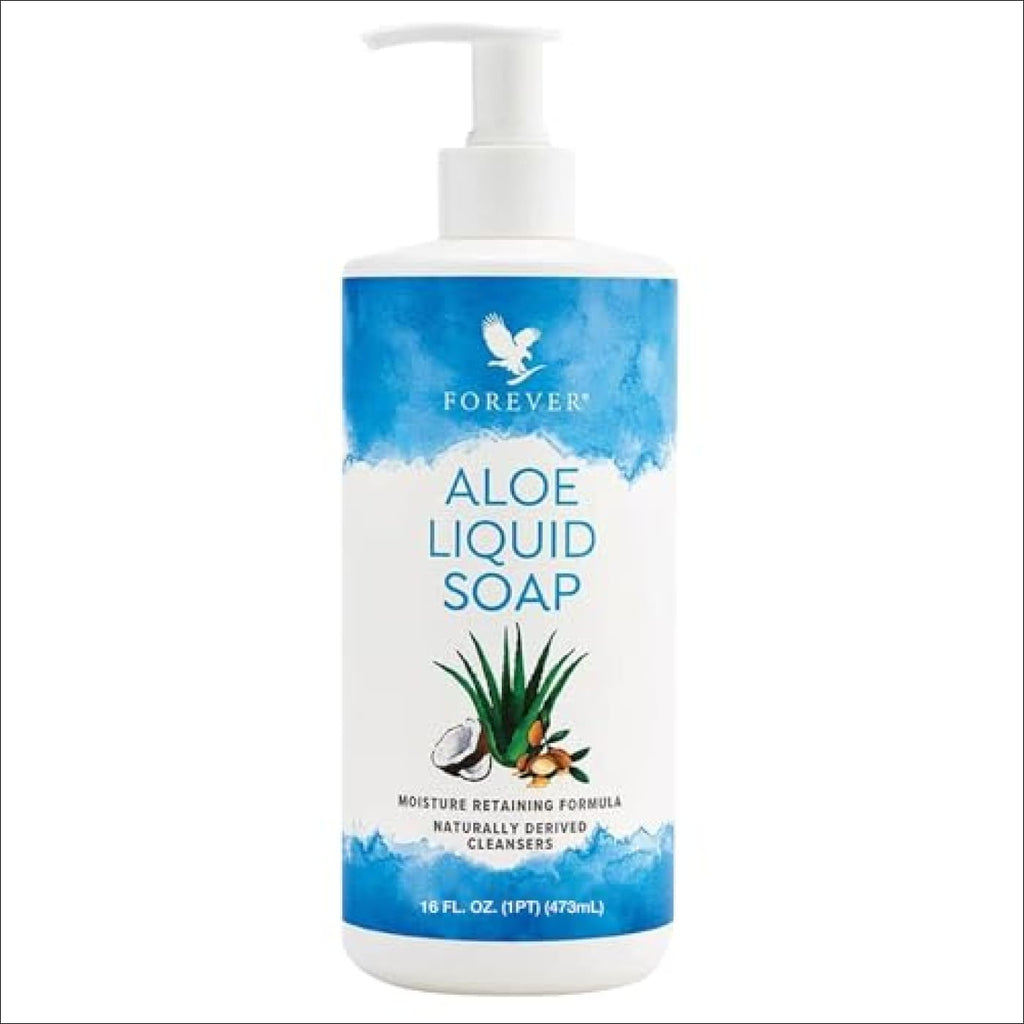 Forever Living - Aloe Liquid Soap - Gentle Cleansing and Moisturizing with Aloe Vera Jojoba and Argan Oil - Gluten-Free and Vegan - 16 fl oz