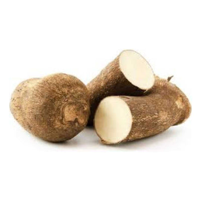 Fresh Ghana Yam (Puna Yam), 8 lb – 2 to 3 African Yam Tubers - Yado African & Caribbean Market