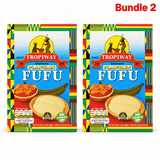 Tropiway plantain fufu flour 24 oz, pack of 2 bags