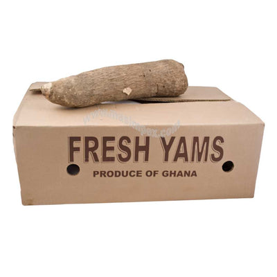 Ghana Puna Yam, 50 lb Box – Bulk Fresh African Yam - Yado African & Caribbean Market