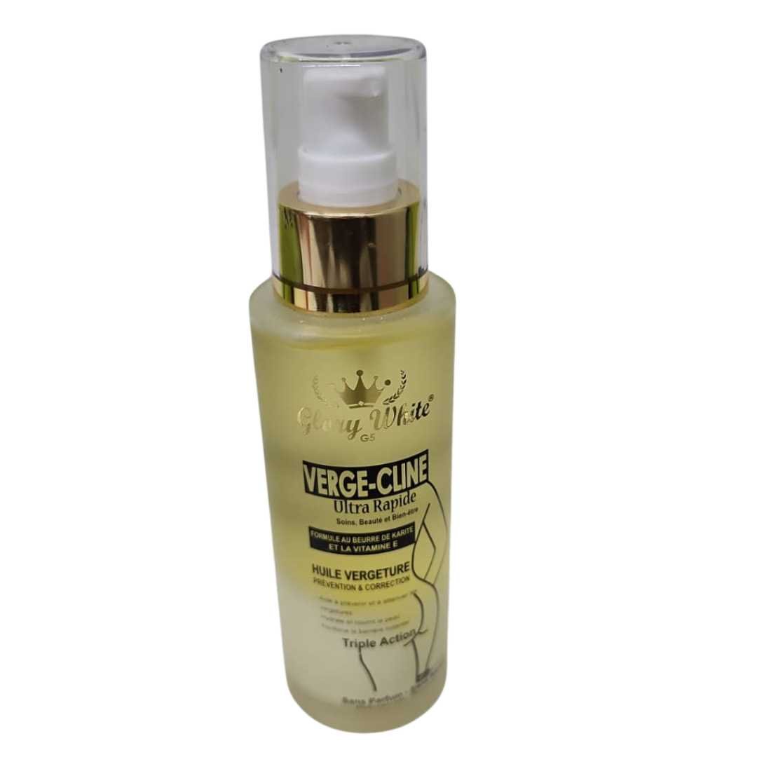 Glory White G5 Verge - Cline Ultra Rapide Stretch Mark Oil. - Yado African & Caribbean Market