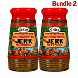 Grace Hot Jamaican Jerk Seasoning pack of 2 jars
