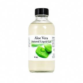 Aloe vera natural liquid gel, 4 oz bottle