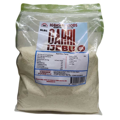 Igbasan Foods Garri Ijebu 5 lbs - Yado African & Caribbean Market