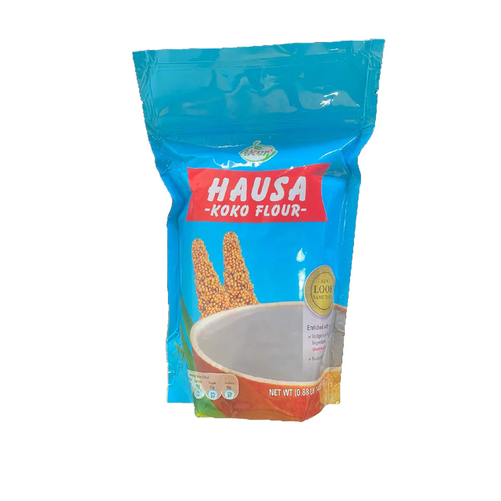 Homefresh Hausa Koko 800 g resealable pouch – traditional West African millet cereal for creamy spiced porridge