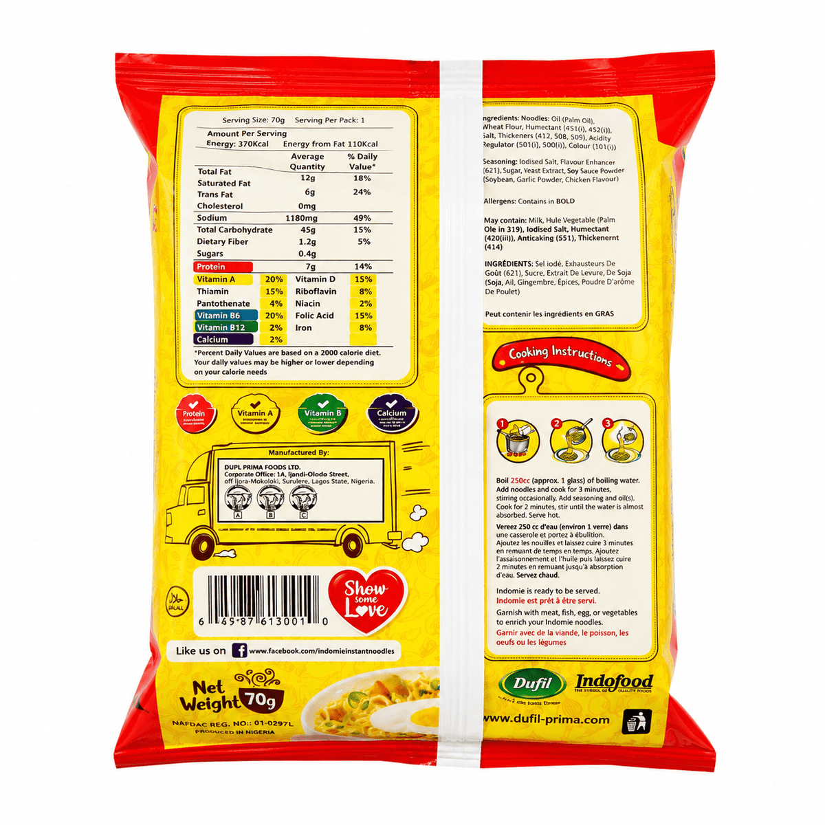 Indomie Instant Noodles Chicken Flavor | Quick & Tasty Meal - Yado African & Caribbean Market