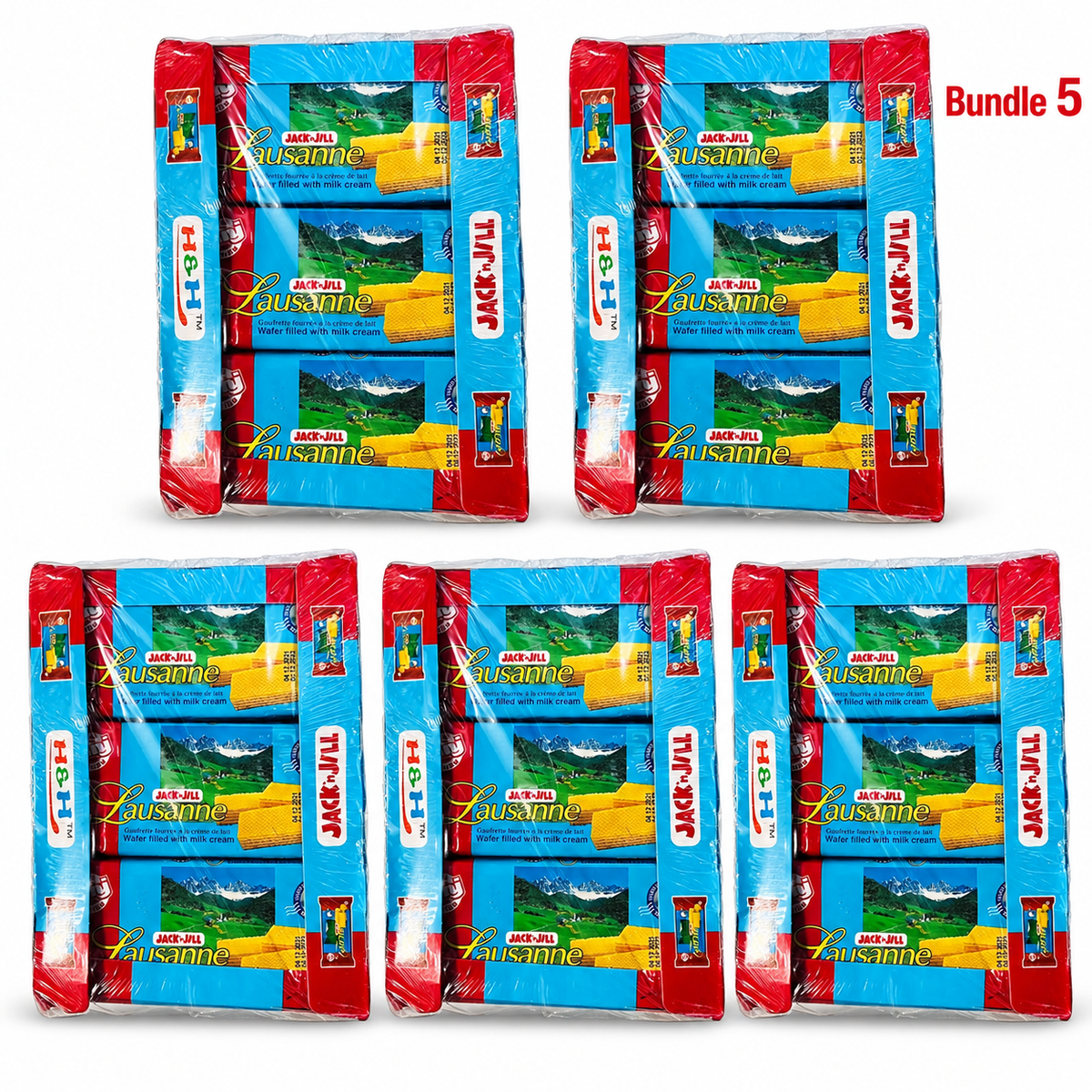 Jack n Jill Lausanne Wafer | Crispy & Creamy Snack - Yado African & Caribbean Market