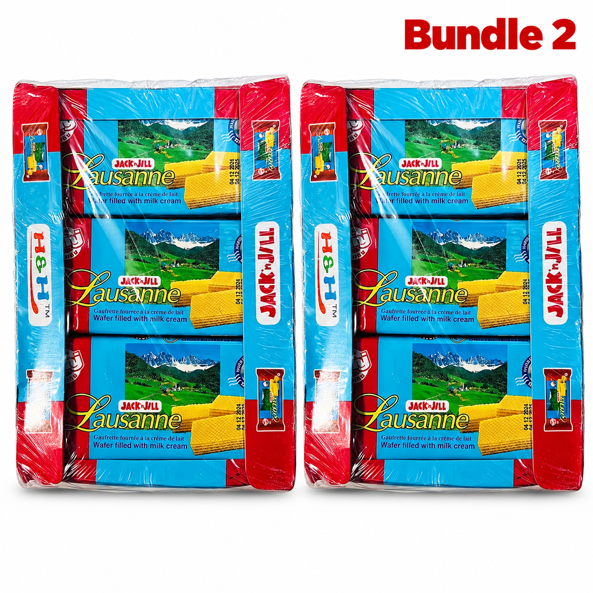 Jack n Jill Lausanne Wafer | Crispy & Creamy Snack - Yado African & Caribbean Market