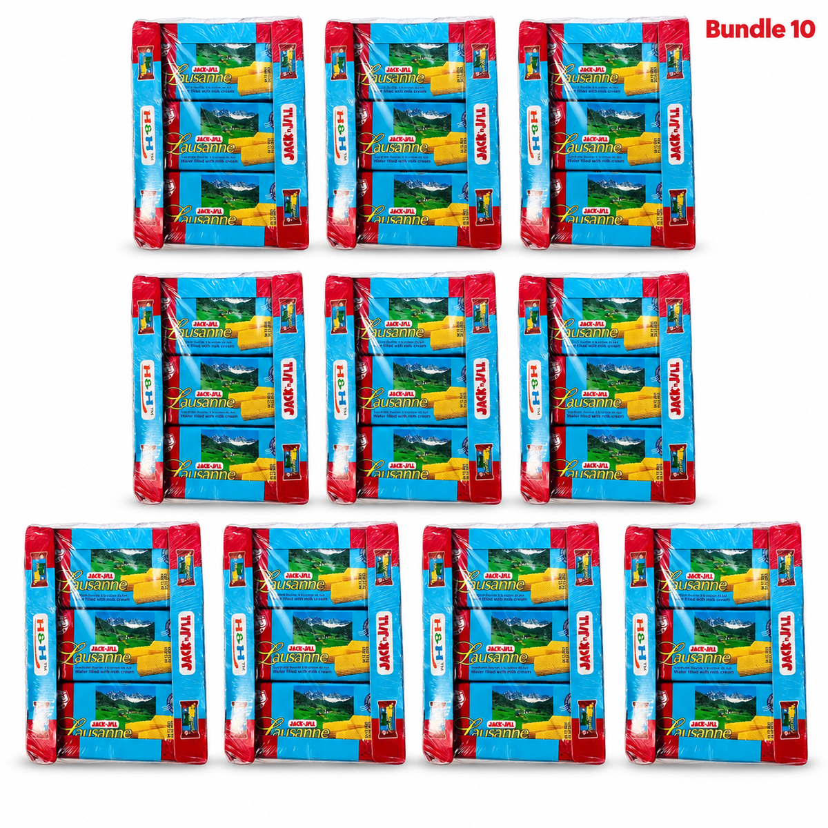 Jack n Jill Lausanne Wafer | Crispy & Creamy Snack - Yado African & Caribbean Market