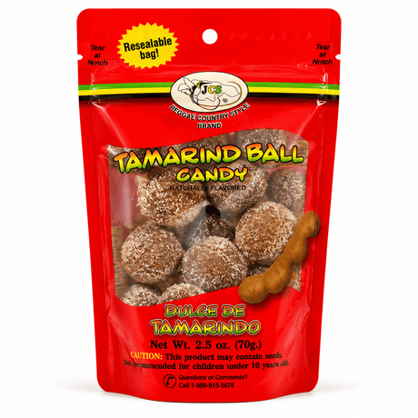 JCS Candy Tamarind Ball 2.5 oz | Sweet & Tangy Treat - Yado African & Caribbean Market