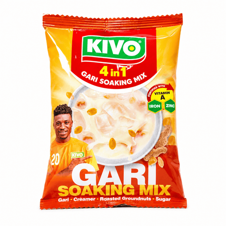 KIVO 4 in 1 Gari Soaking Mix | Quick African Snack Mix - Yado African & Caribbean Market