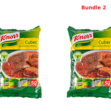 Knorr Beef Seasoning Cubes 50x8g pack of 2 bags