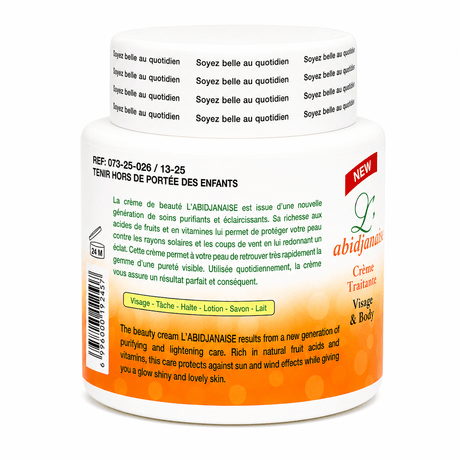 L'Abidjanaise Cream | Nourishing Skin Care Cream - Yado African & Caribbean Market