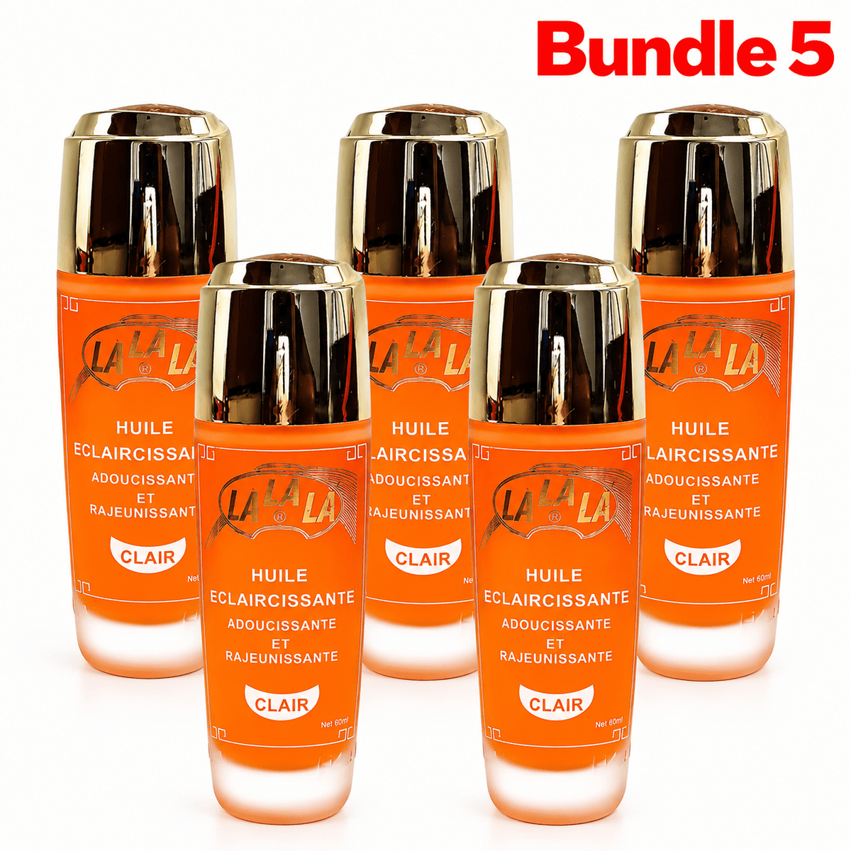Lalala Huile Eclaircissante Lightening Oil pack of 5 bottles