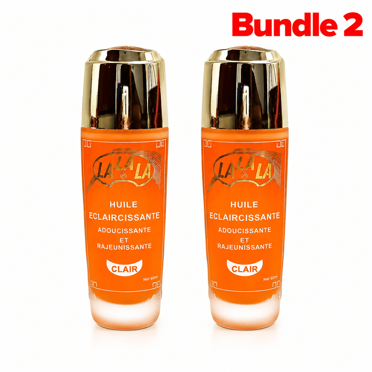 Lalala Huile Eclaircissante Lightening Oil pack of 2 bottles
