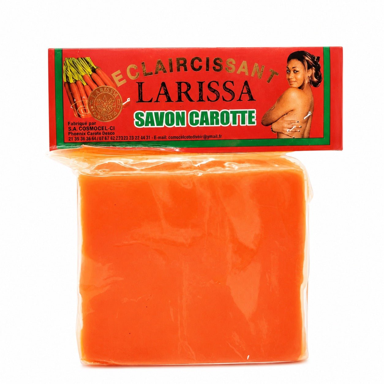 Larissa Carrot Soap 225g | Brightening Daily Cleanser - Yado African & Caribbean Market