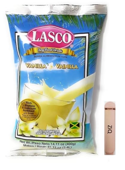 Lasco Vanilla Soy Food Drink 400 grams (Powder) / ZiQ Food Clip - Yado African & Caribbean Market