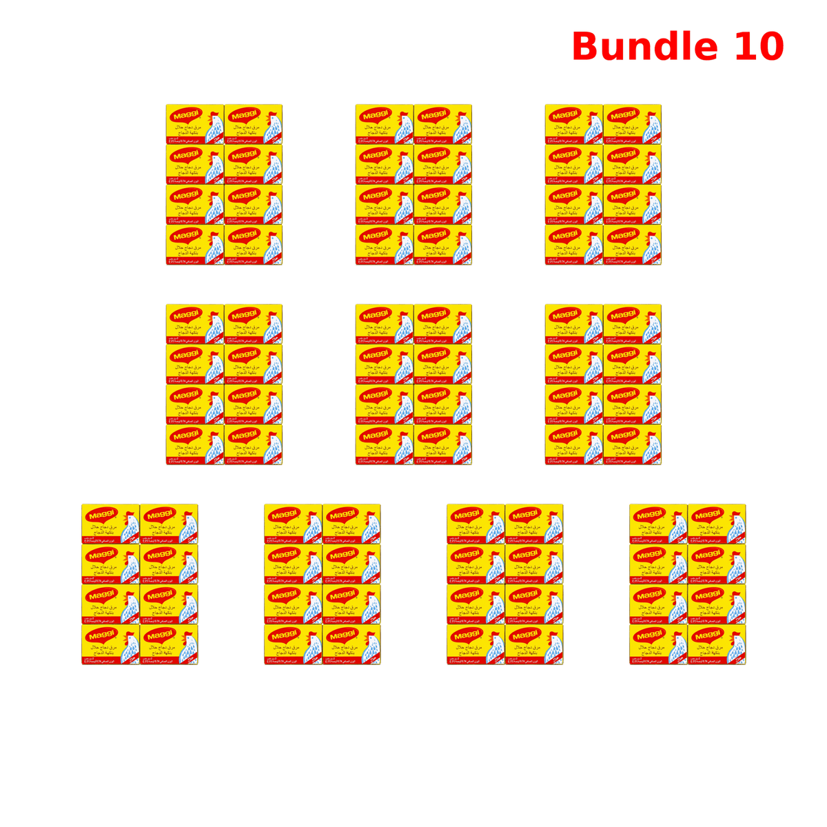 Maggi Chicken Boullion Halal (21Pcs x 21Gr) 504Gr - Yado African & Caribbean Market