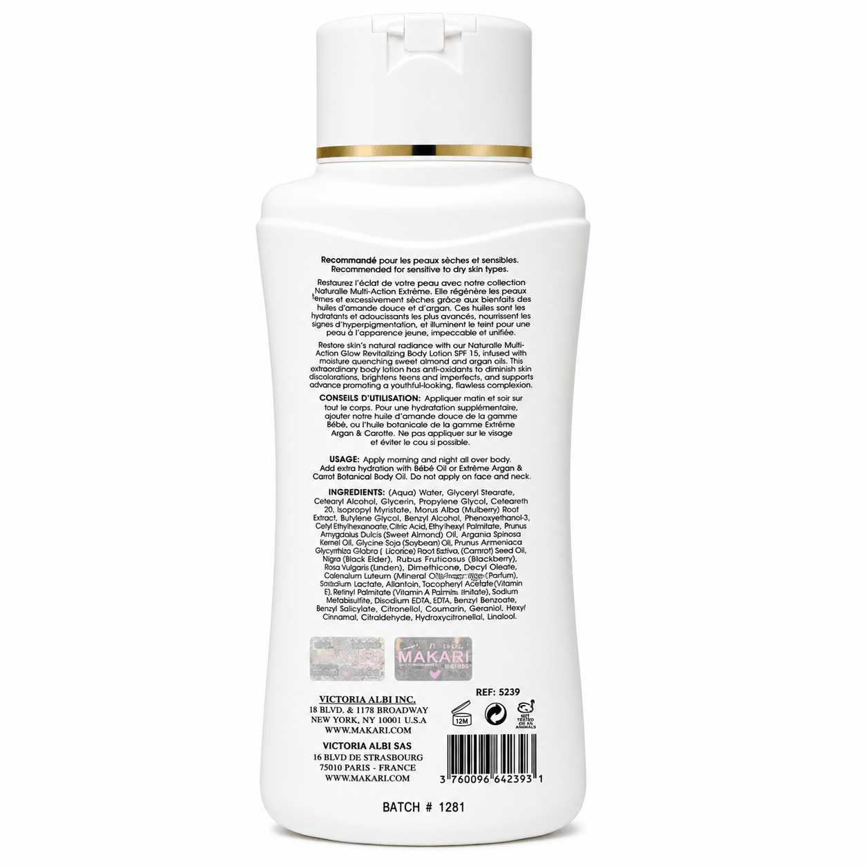 Makari Naturalle Multi-Action Extreme Body Lotion SPF 15 - Yado African & Caribbean Market