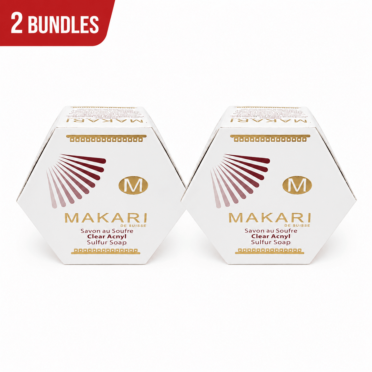 Makari Soap Soufre pack of 2 bars