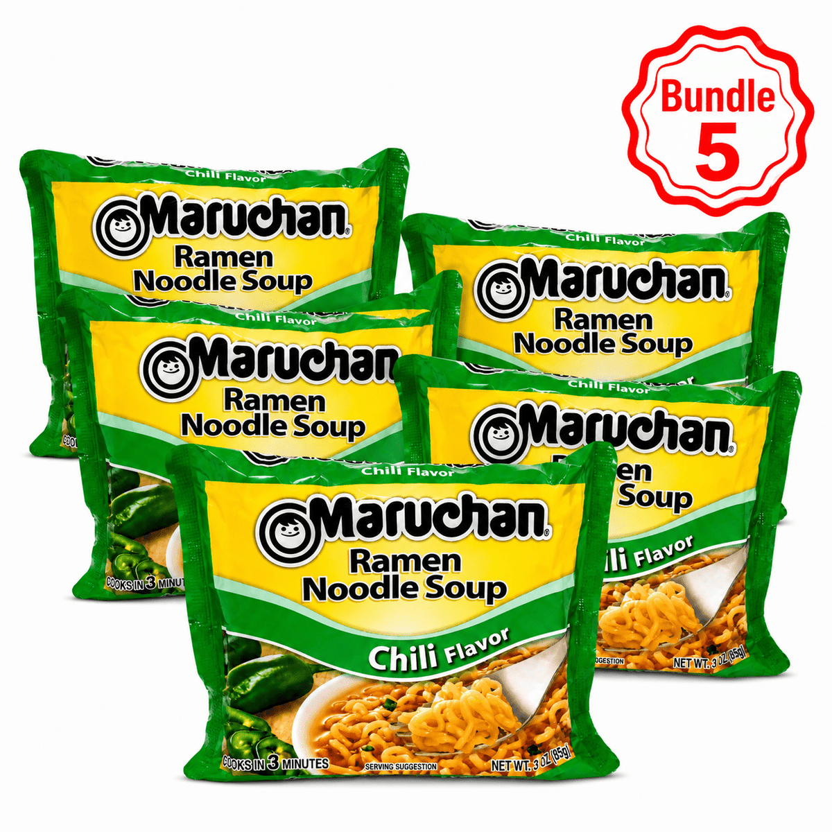 Maruchan Ramen Chili flavour pack of 5 packets