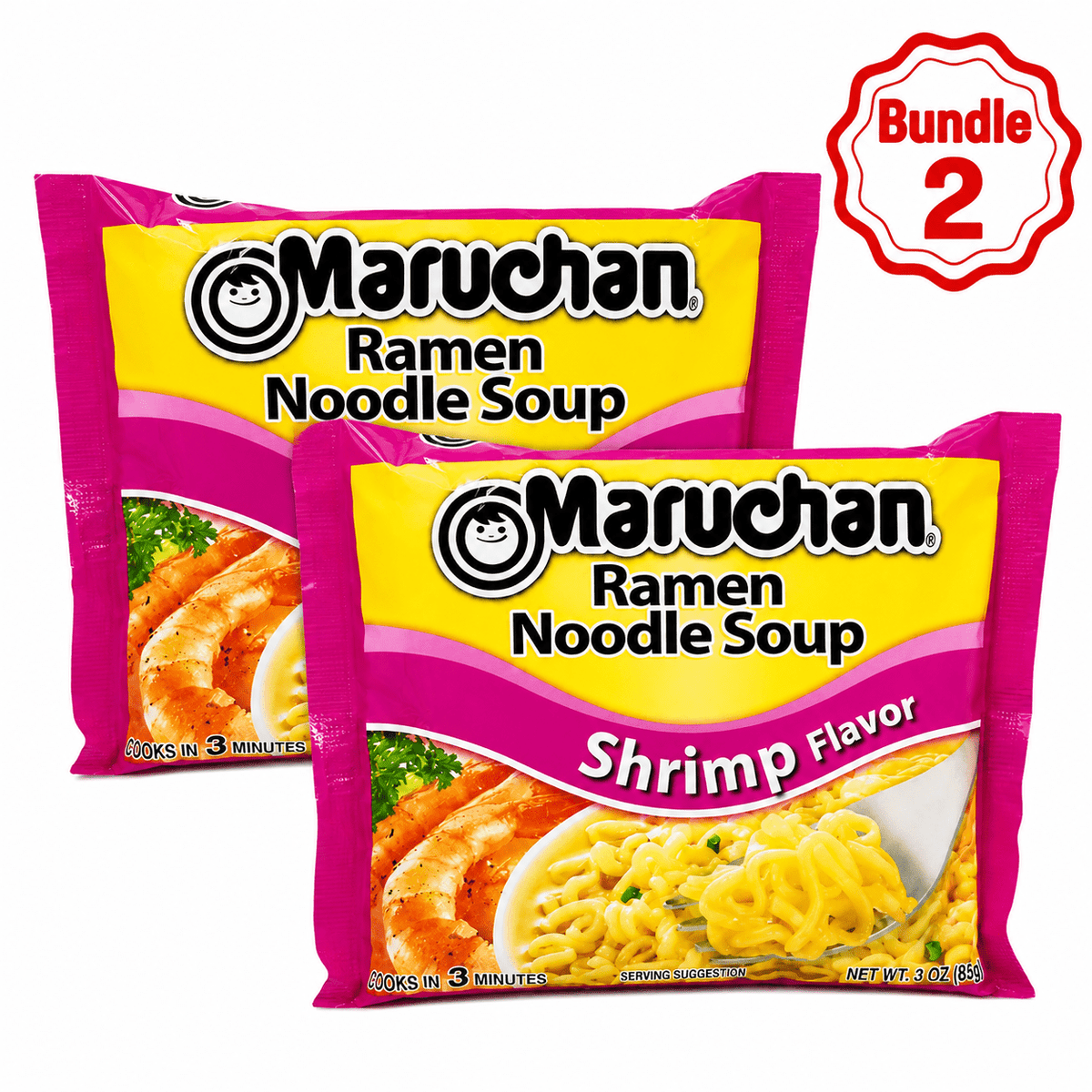 Maruchan Ramen Shrimp flavour pack of 2 packets