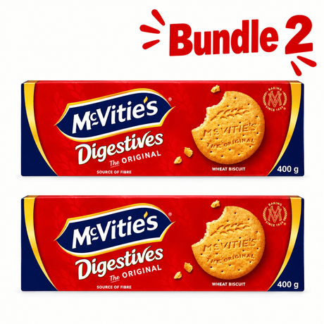 McVitie's Digestive Biscuits 400g pack of 2 packs
