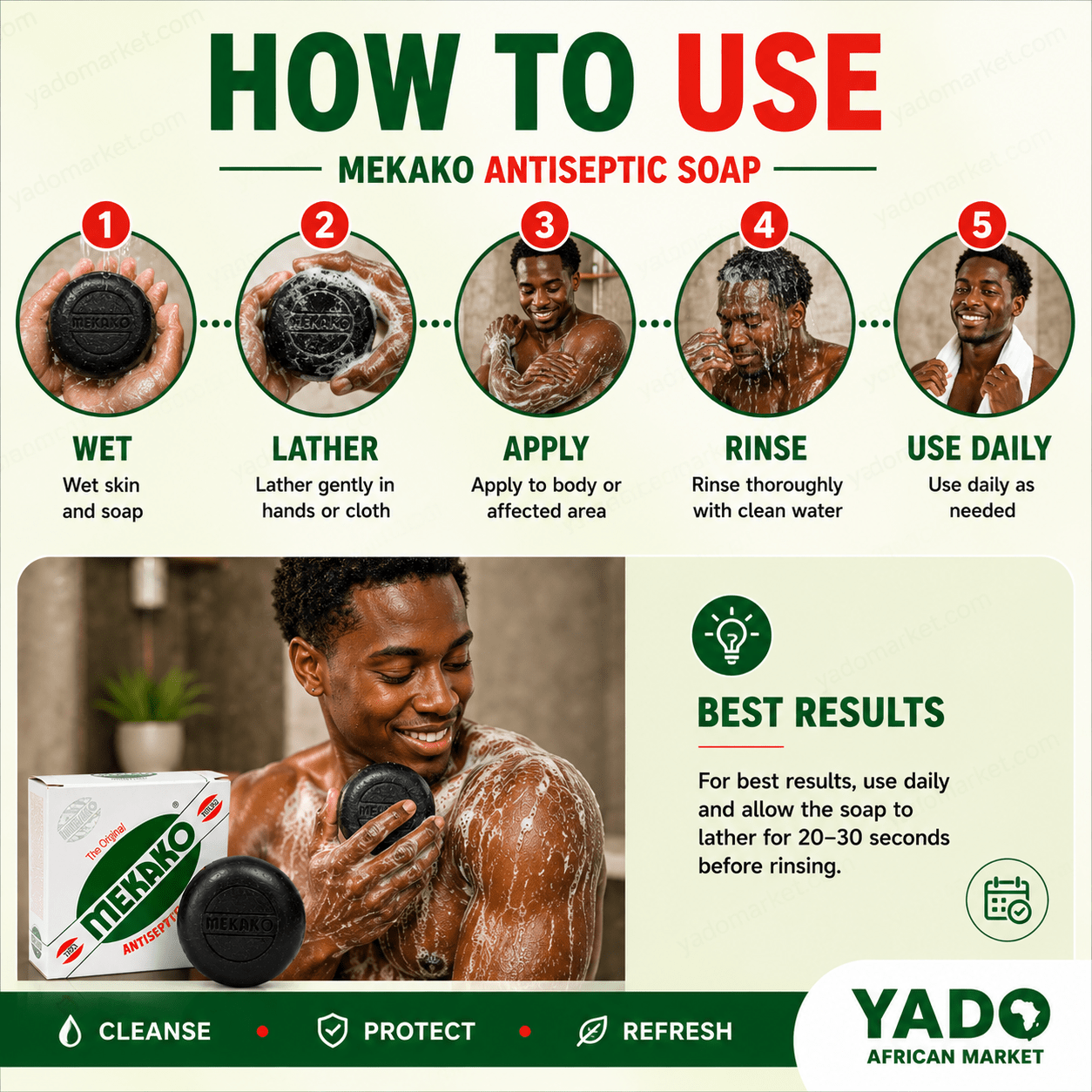 Mekako Soap 100g - Yado African & Caribbean Market