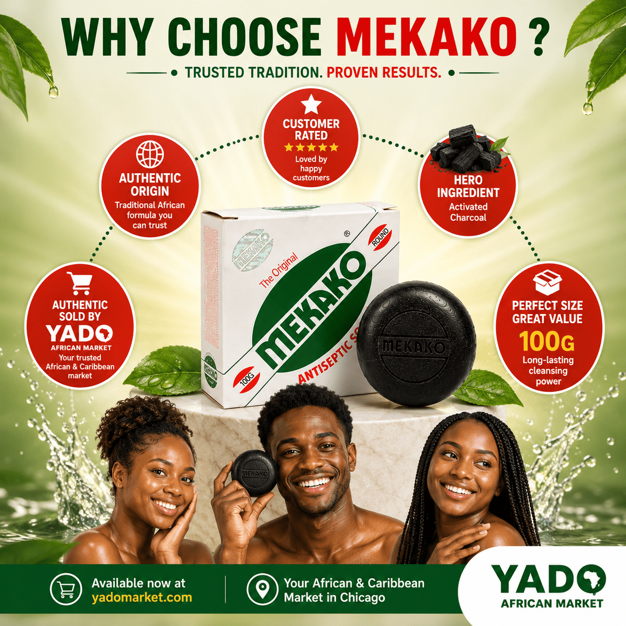 Mekako Soap 100g - Yado African & Caribbean Market