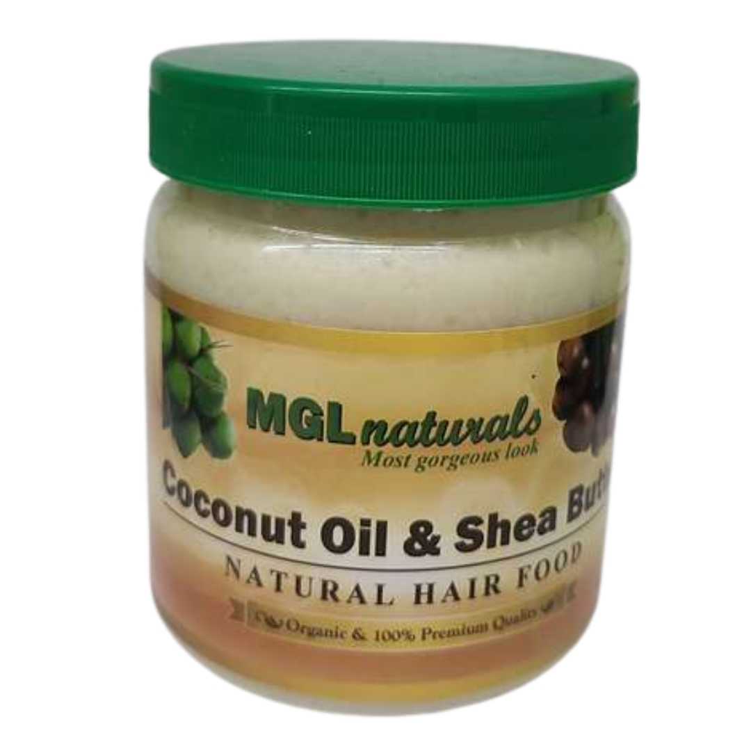 MGL COCONUT OIL & SHEA BUTTER 400G - Yado African & Caribbean Market